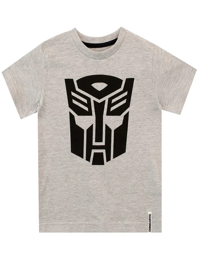 Transformers Autobots maglietta bambino grigia 4-5 anni