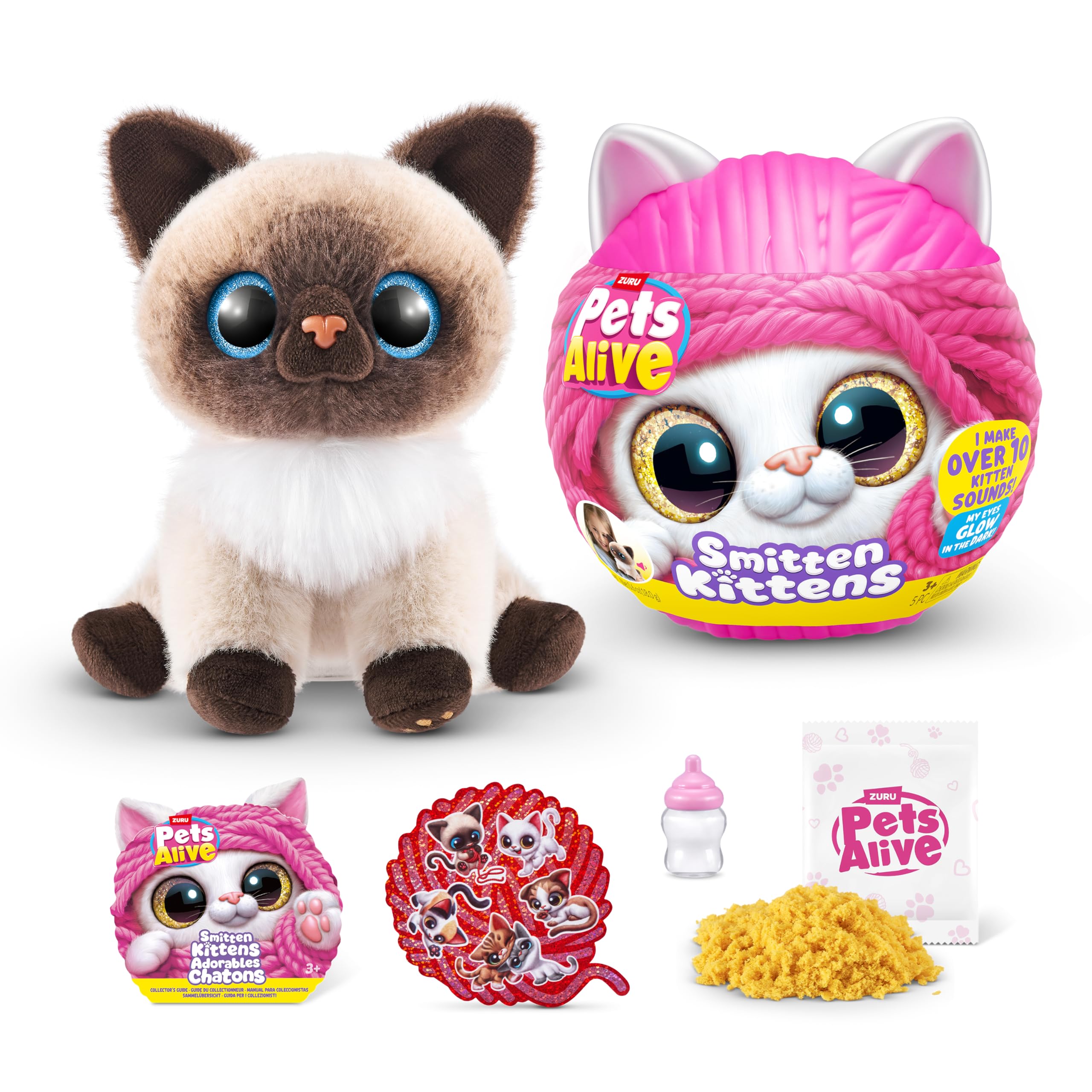 Pets Alive Smitten Kittens peluche gattino ginger interattivo