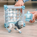 Schleich ELDRADOR BattleCave Ice Lion playset cristallo mondo