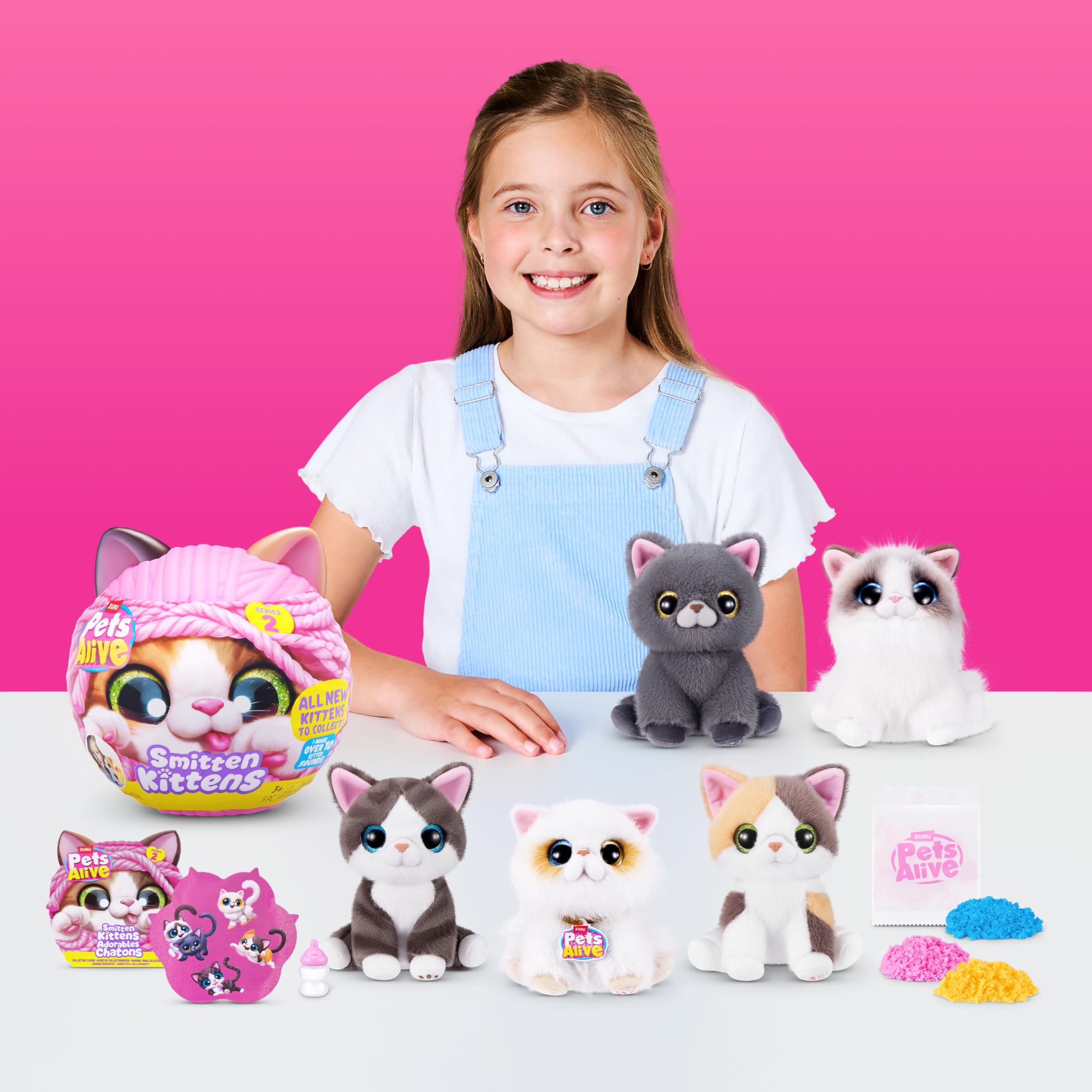 Pets Alive Smitten Kittens British Shorthair peluche suoni