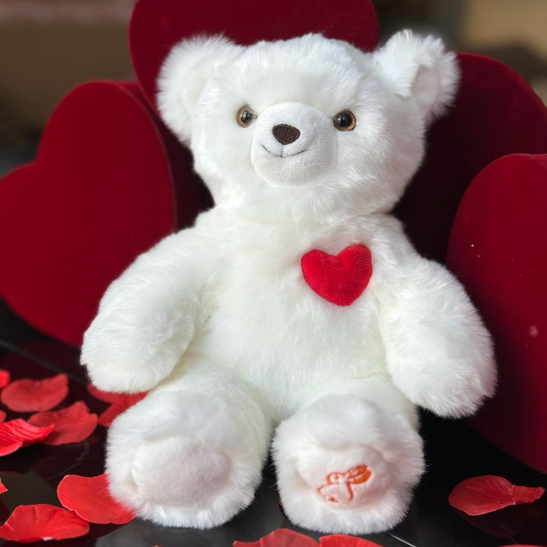 La Pelucherie Bears Orso Emile in Love peluche 25cm cuore rosso