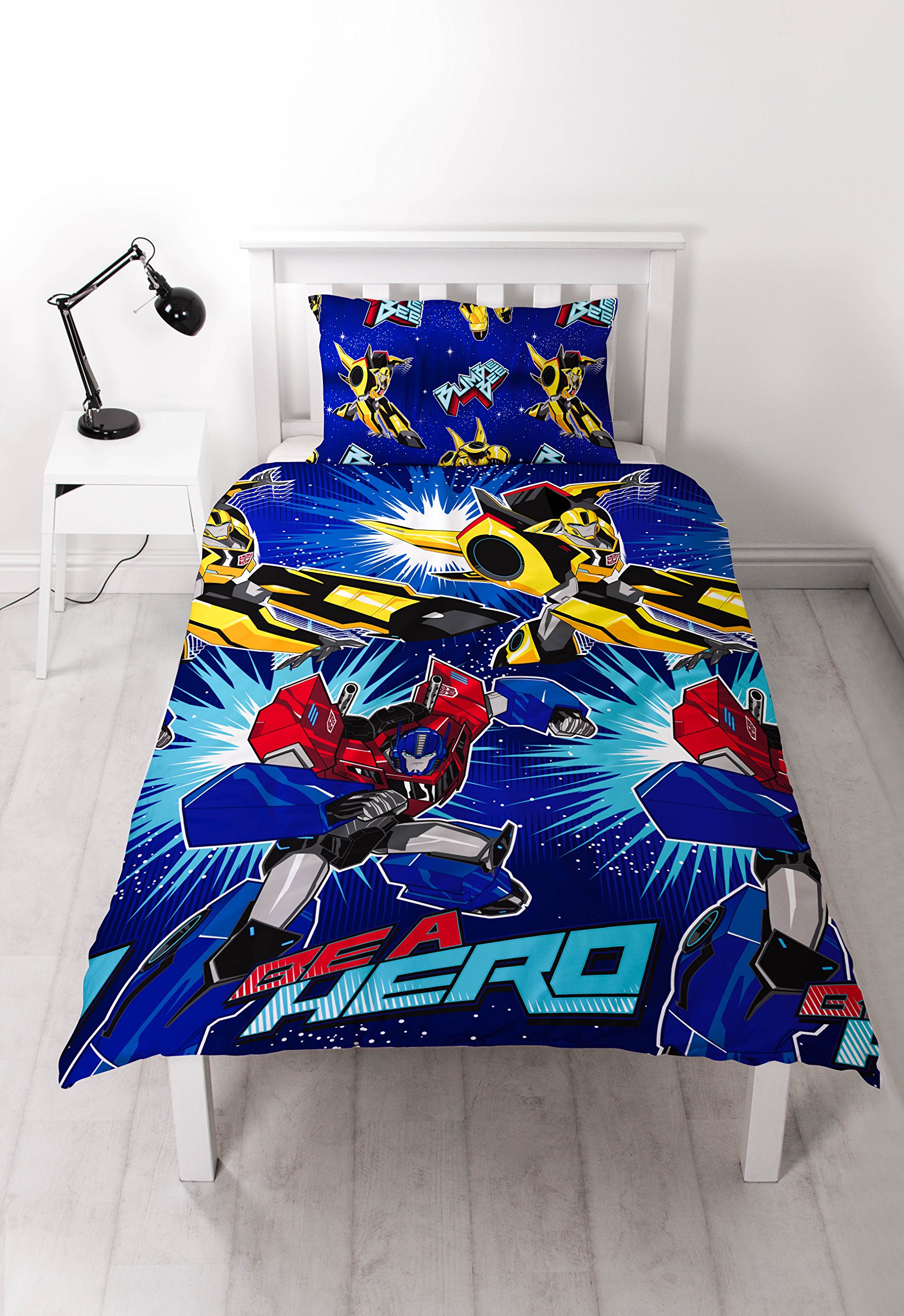 Transformers Hero set copripiumino singolo 135x200 microfibra