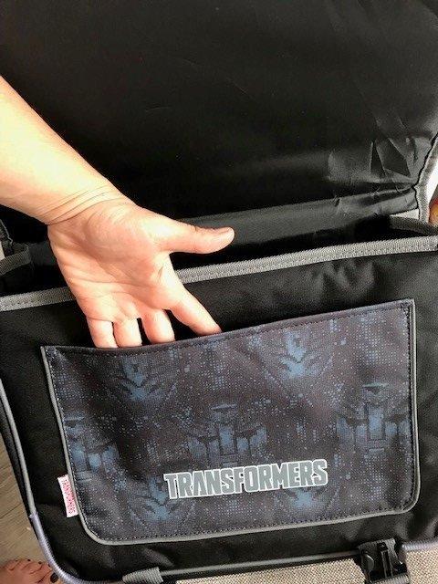 Transformers Zaino scuola 38 cm nero grigio 2 scomparti poliestere