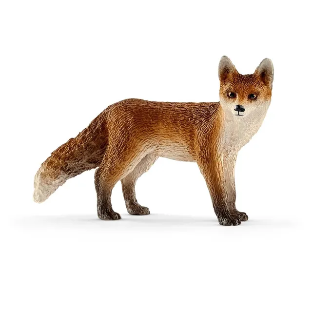 Schleich Wild Life Volpe figura animale bosco 14782 rossa