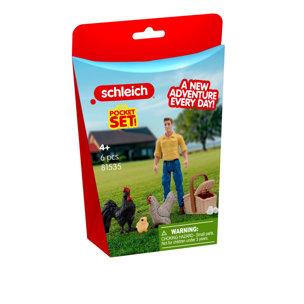 Schleich Farm World 81535 Set Animali Fattoria Uccellini