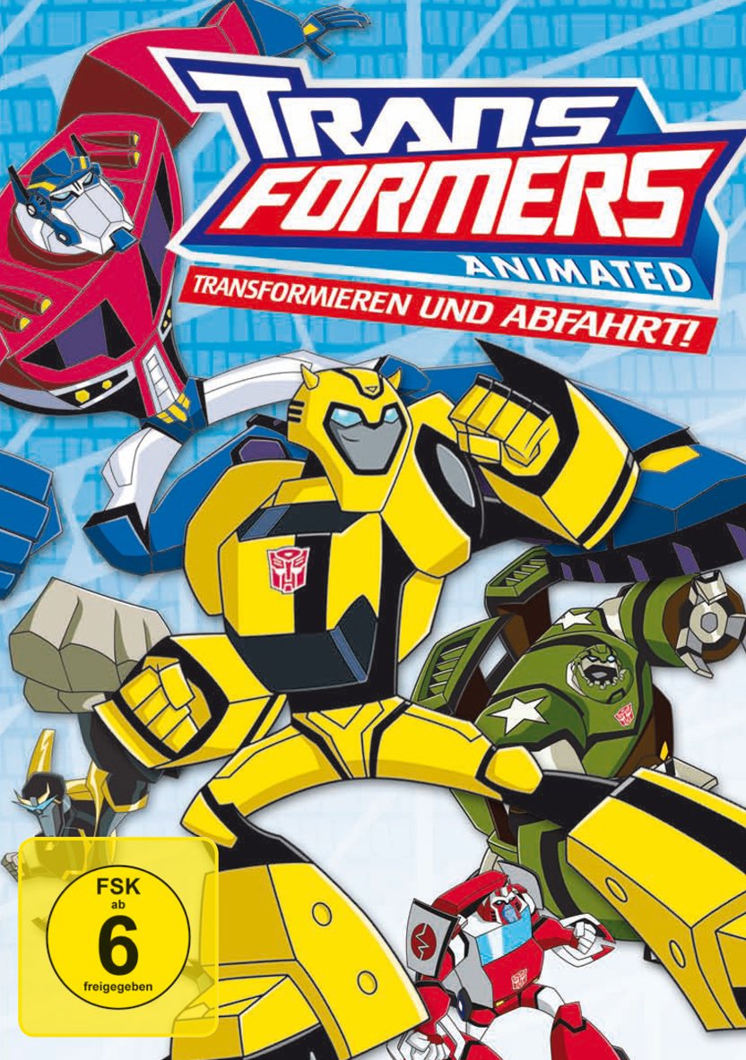 Transformers Animated Transformieren und Abfahrt DVD edizione tedesca