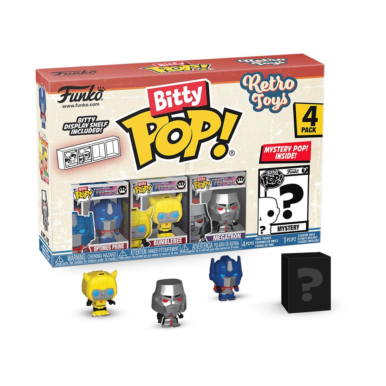 Funko Bitty POP Transformers Optimus Prime Mini Figure 4 pack