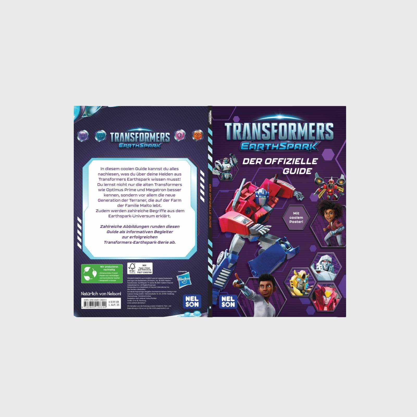 Transformers Earthspark guida ufficiale libro personaggi