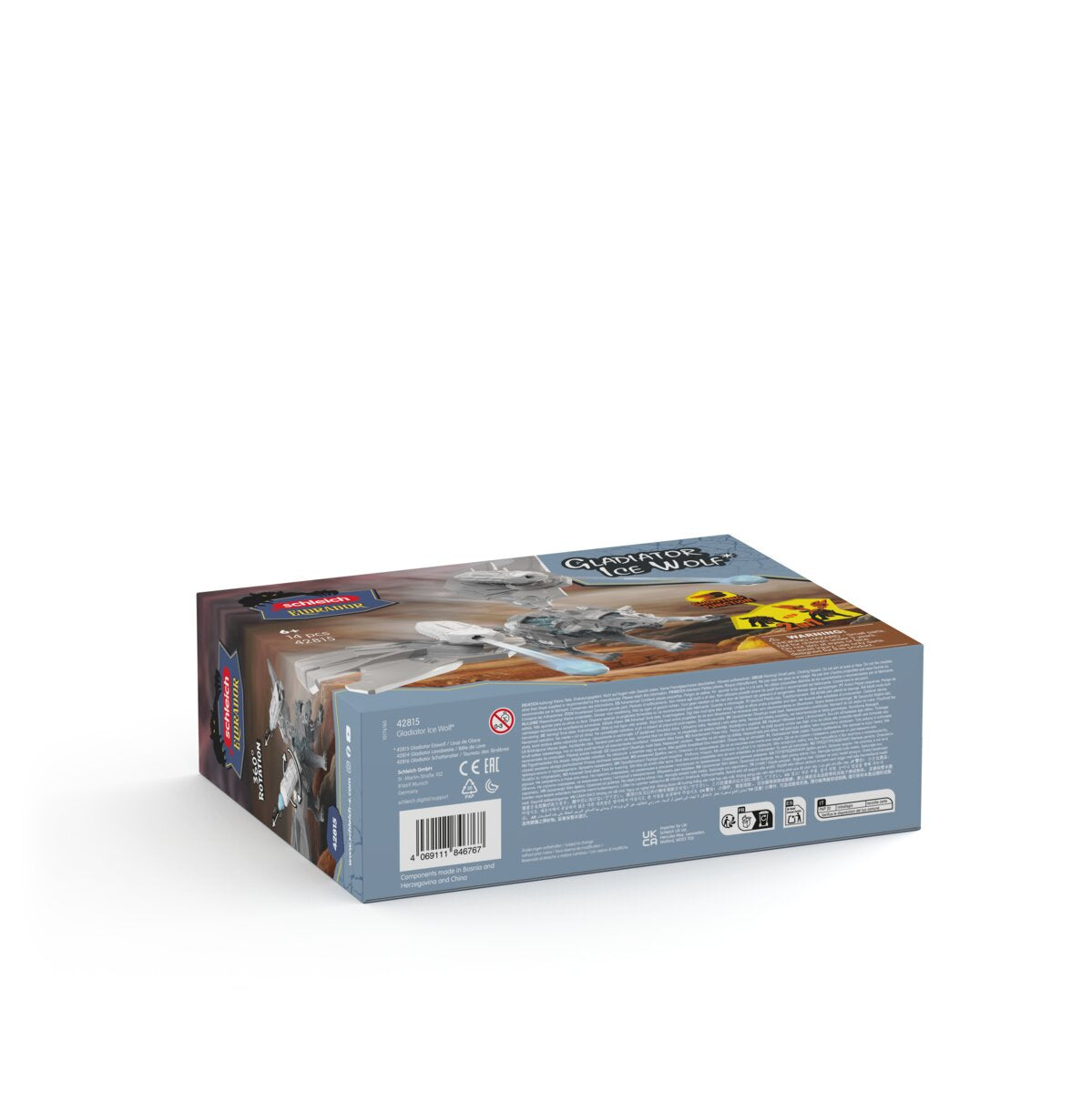 Schleich Eldrador Lupo di Ghiaccio action figure set 14 pezzi