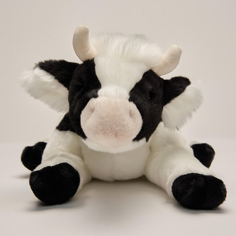 La Pelucherie Countryside Colette peluche mucca 55 cm bianco