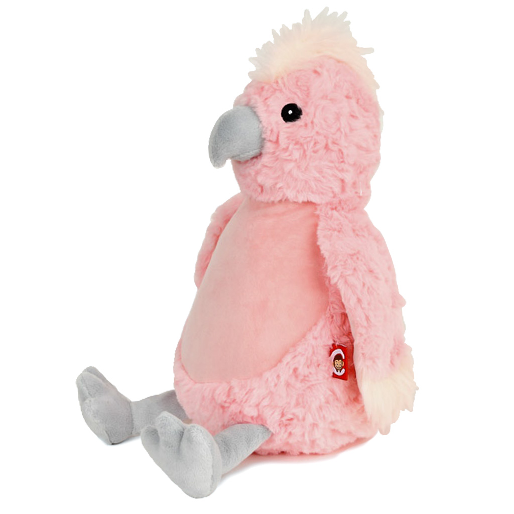 Cubbies Teddies Captain Caw Peluche Cacatua Rosa Baby