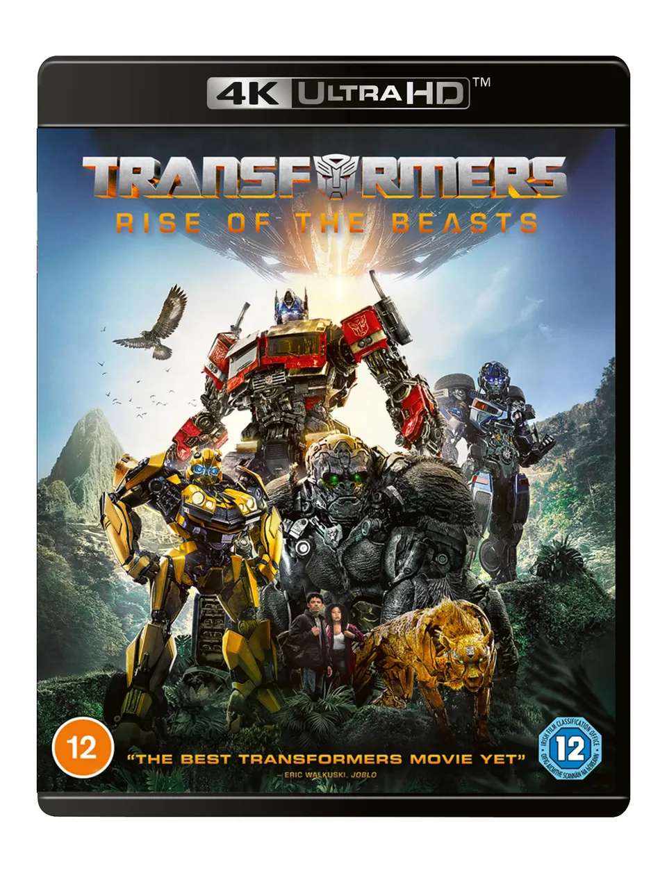 Transformers Rise of the Beasts film 4K UHD + Blu-ray