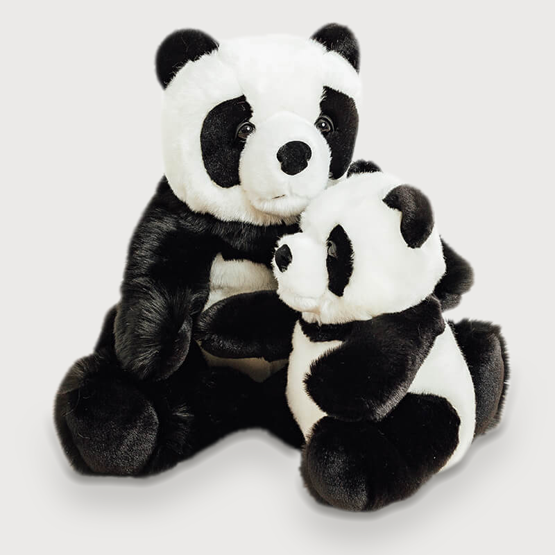 La Pelucherie Jungle Panda Sam peluche panda 28 cm