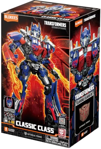 Blokees Transformers Classic Class 09 Optimus Prime model kit occhi LED