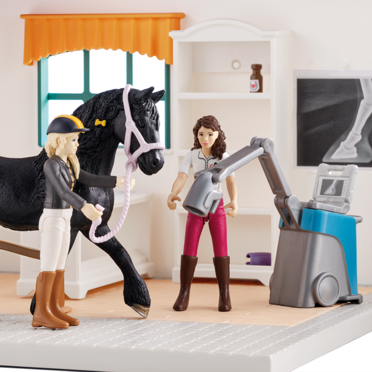 Schleich Farm World Visita dal veterinario 72261 playset cavallo