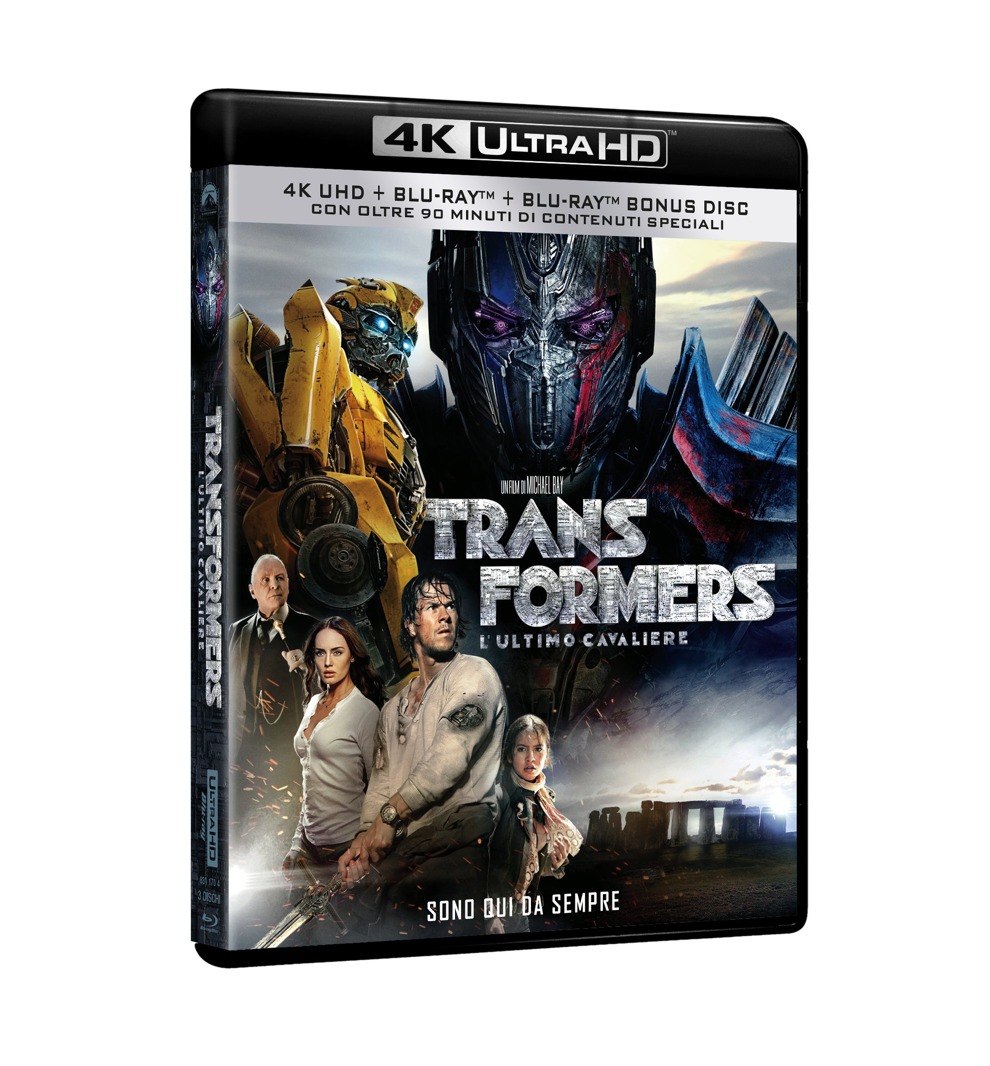 Transformers L'Ultimo Cavaliere Film 4K Ultra-HD + Blu-Ray