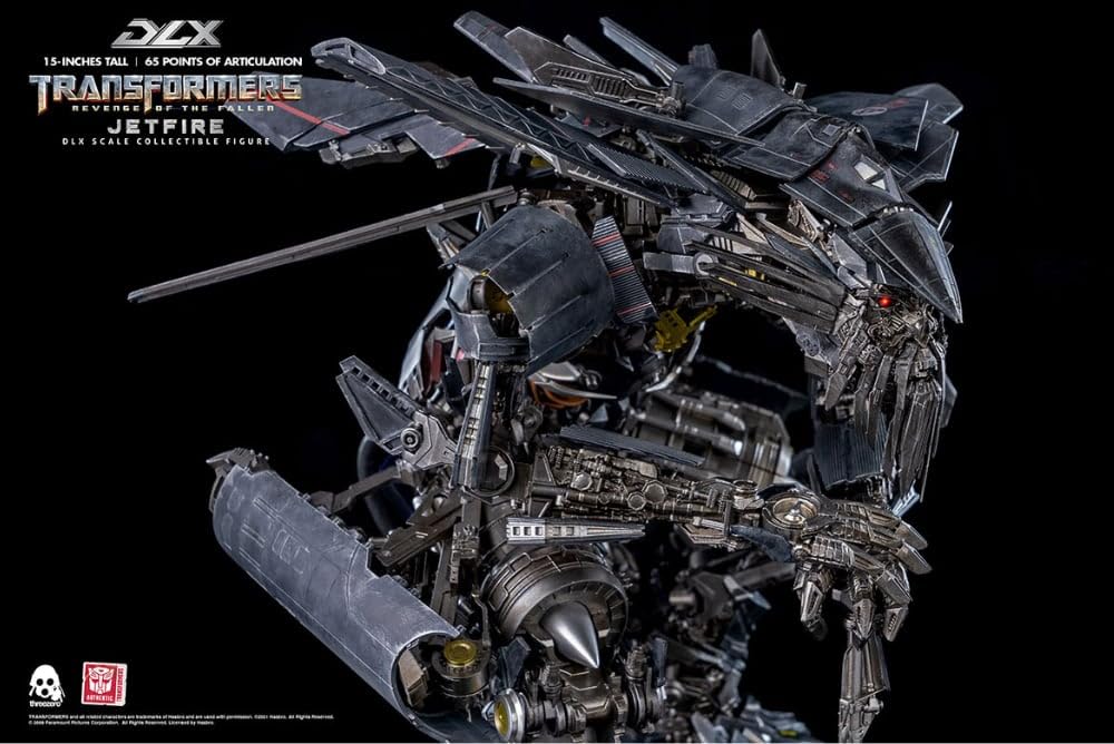 Transformers DLX Jetfire action figure 38 cm con LED