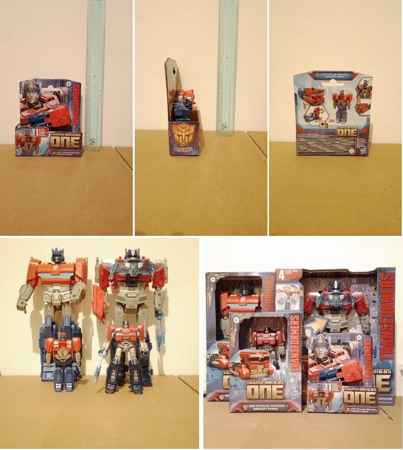 Transformers One Cog Changer Optimus Prime action figure camion 10 cm