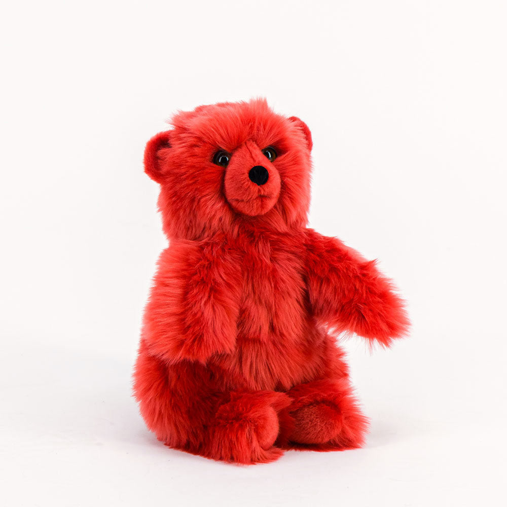 La Pelucherie Red Jules Bear orsacchiotto Small 35cm rosso
