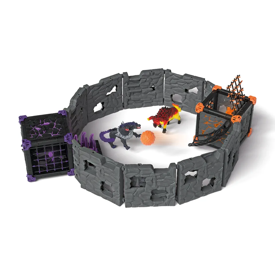 Schleich Eldrador BattleCave Arena 42673 playset Lava vs Ombra