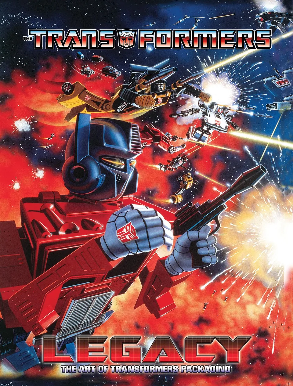 Transformers Legacy Art of Packaging libro illustrato inglese