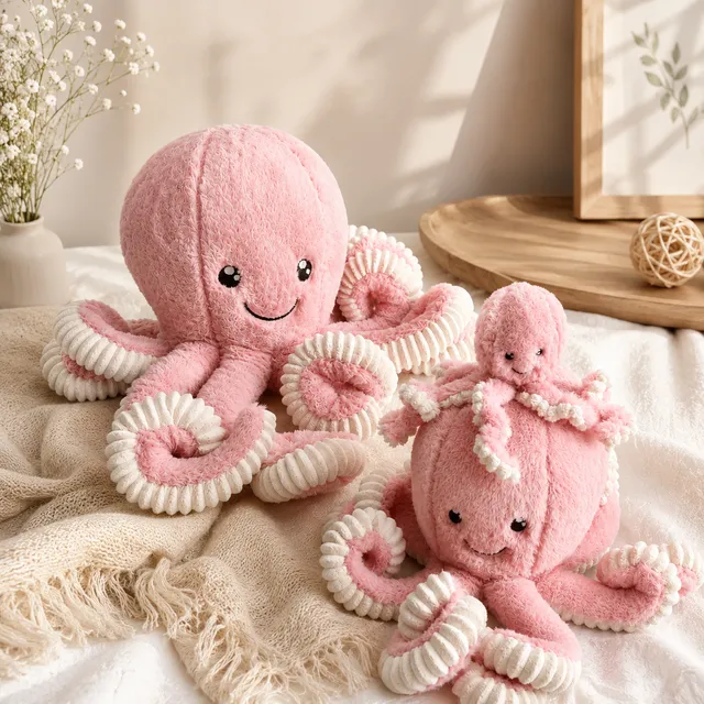 ToyalFriends Ocean Friends Polpo Peluche Rosa 40cm