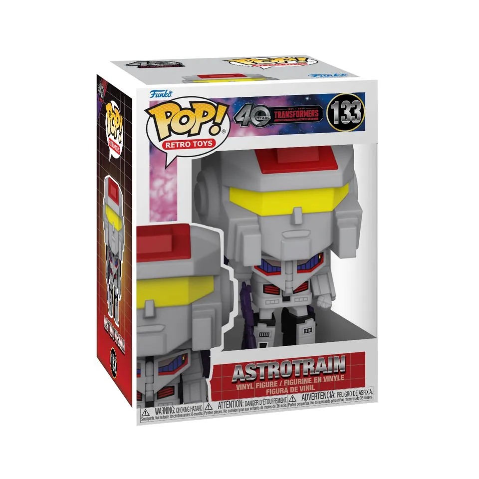 Funko Pop! Retro Transformers G1 Astrotrain figura vinile 9,5 cm