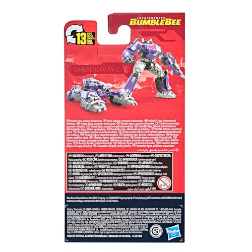Transformers Studio Series Shockwave action figure veicolo 8,5 cm