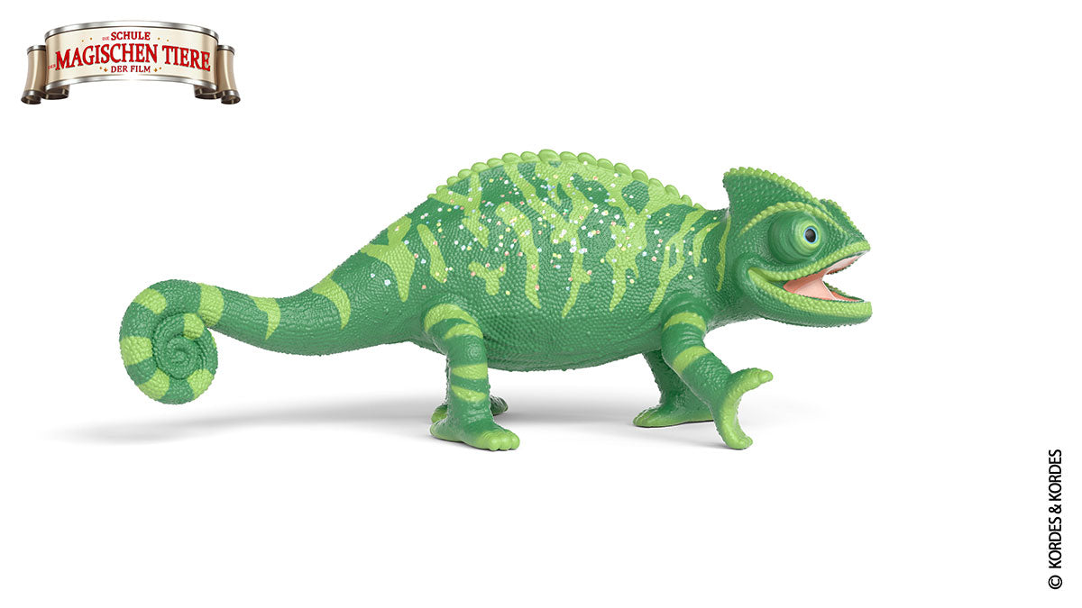 Schleich Wild Life Caspar Camaleonte Action Figure Verde Glitter