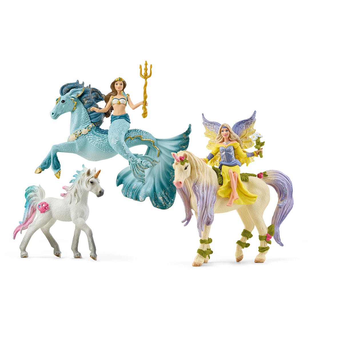 Schleich Bayala Starter Set Playset Unicorni Glitter Eyela Sera