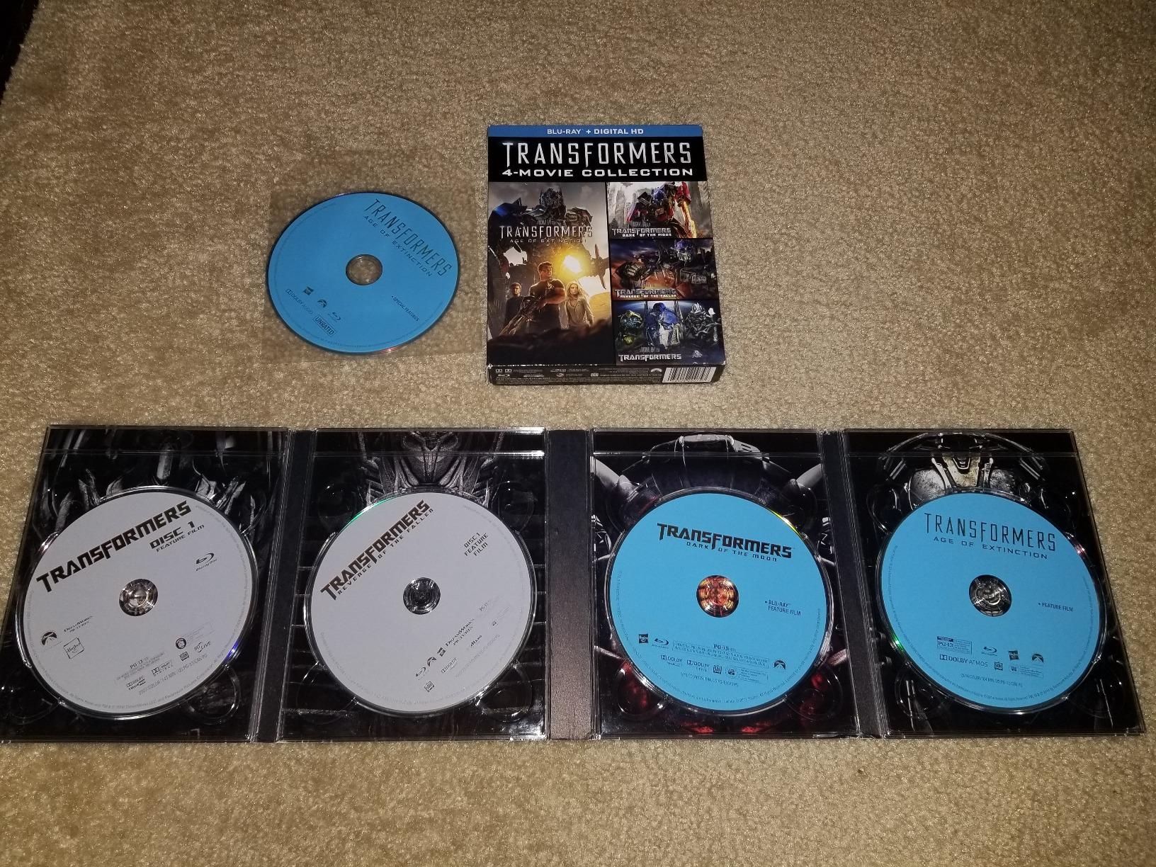 Transformers Cofanetto 4 Film DVD Saga Completa