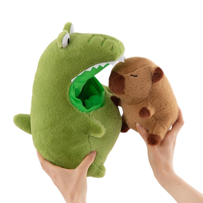 ToyalFriends Capybaras coccodrillo peluche 30 cm morbido