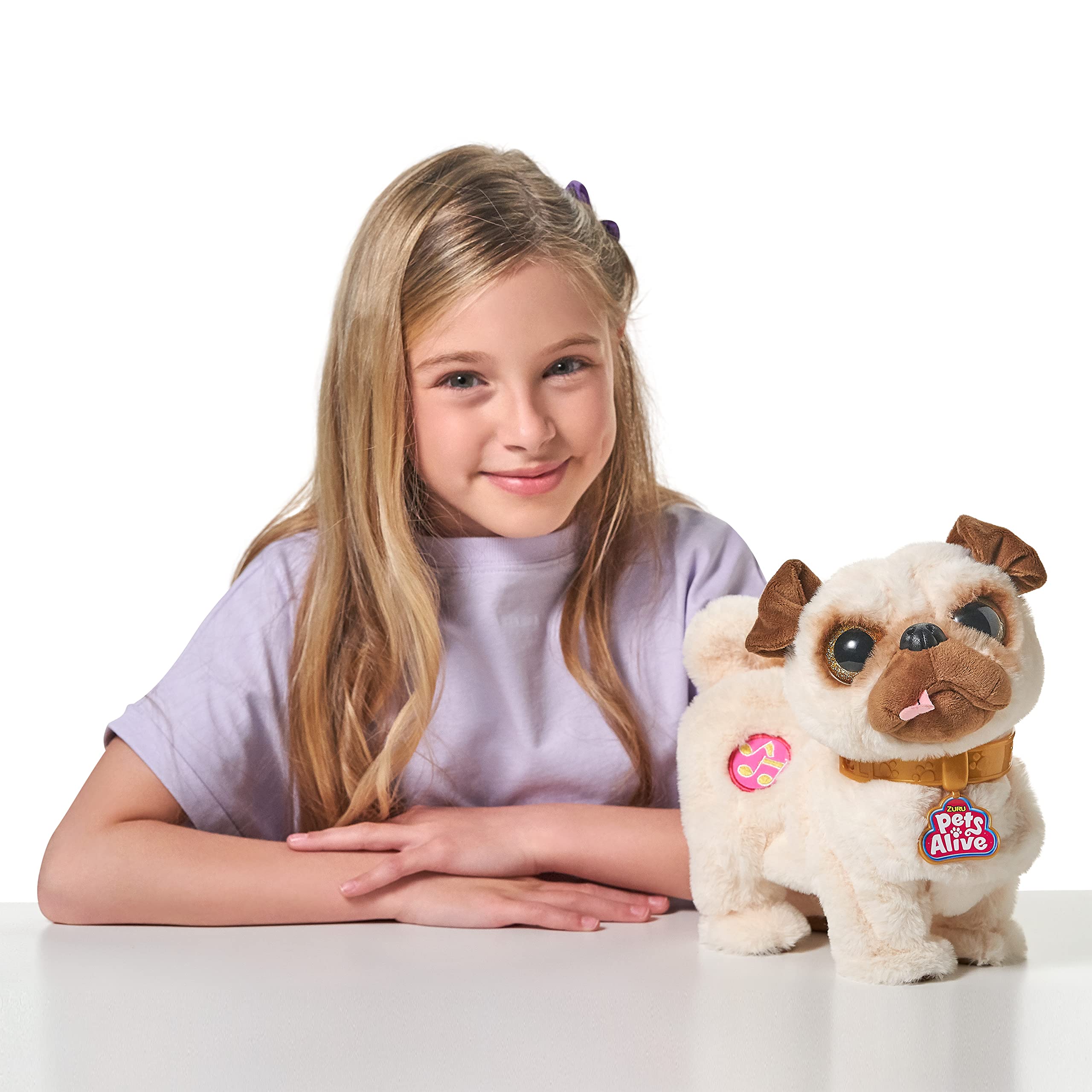 Pets Alive Poppy Pug peluche interattivo ballerino danzante
