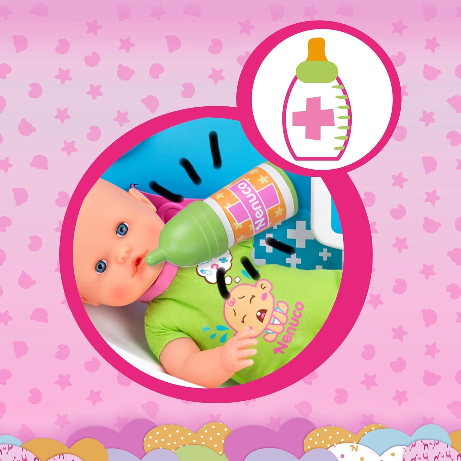 Nenuco Kits Clinica Dottore bambola con accessori 35 cm