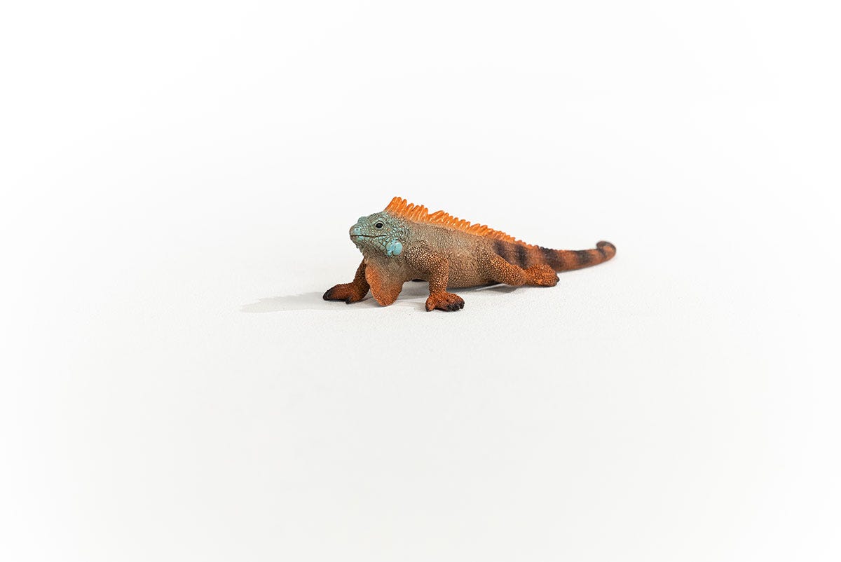 Schleich Wild Life Iguana 14854 Action Figure Rettile Coda Lunga