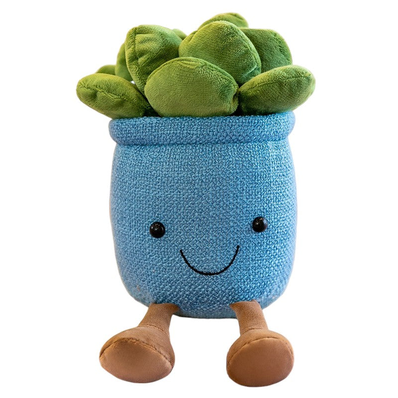 ToyalFriends Flower & Plant succulenta peluche 25cm blu