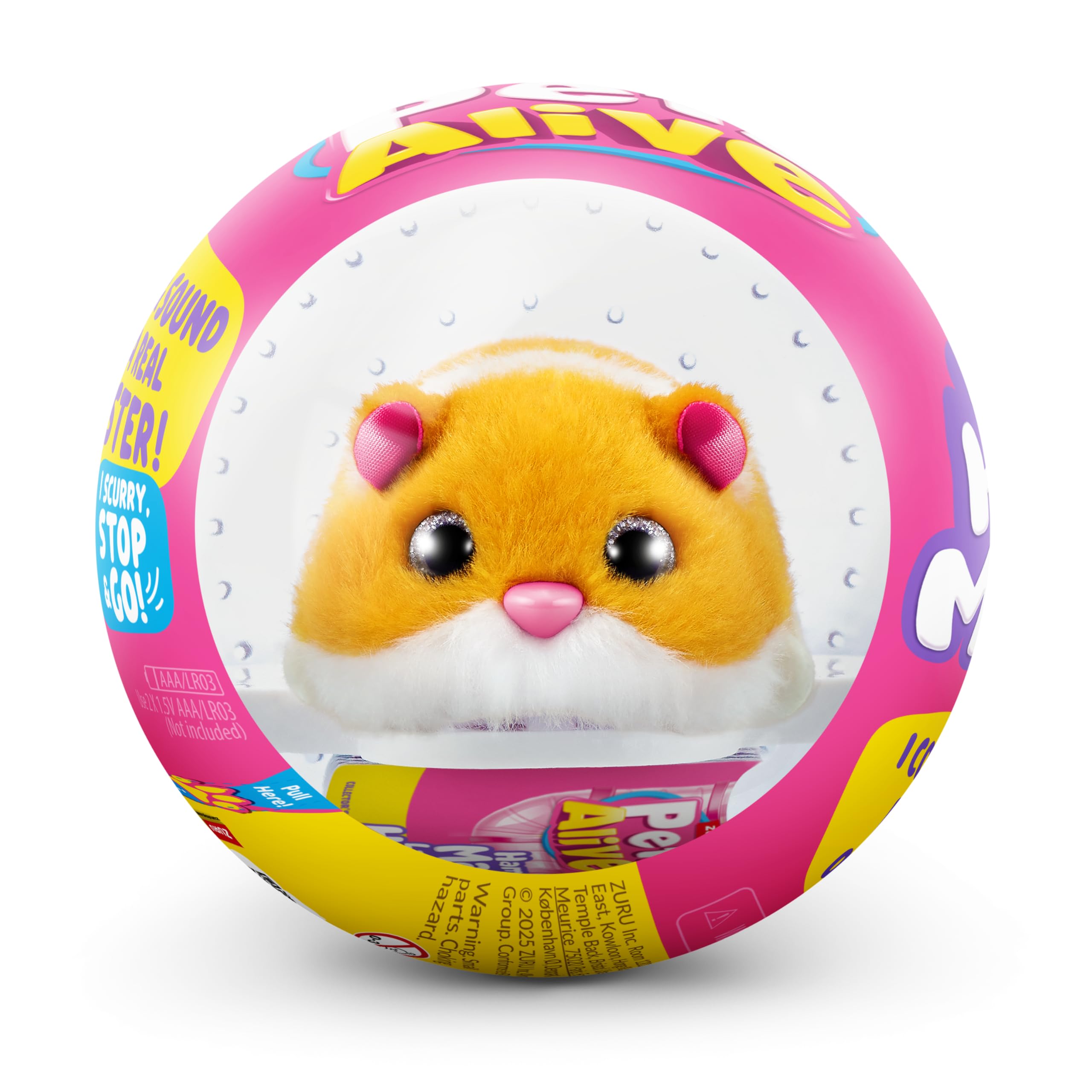 Pets Alive Hamster Mania peluche criceto arancione interattivo