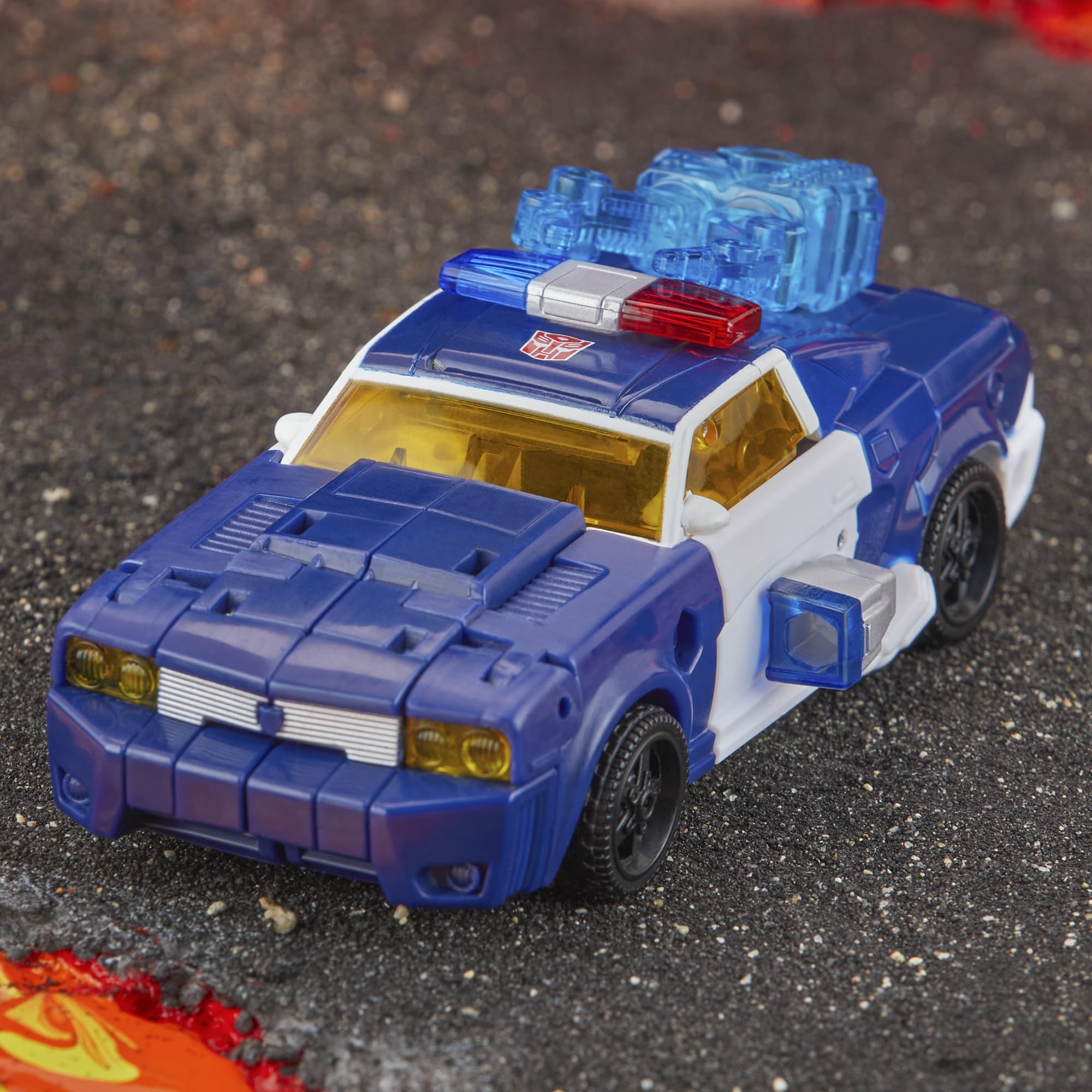 Transformers Legacy United Autobot Chase action figure 14 cm auto polizia