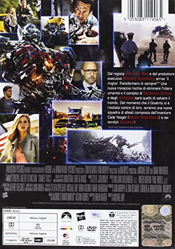 Transformers Movies L'Era dell'Estinzione DVD disco singolo