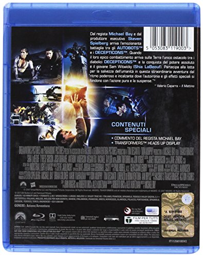 Transformers 2007 Film Blu-ray speciali azione