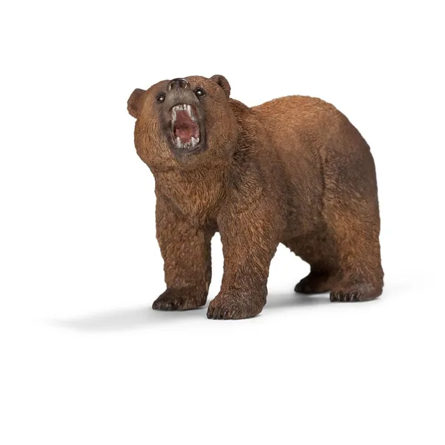 Schleich Wild Life Grizzly bear figura orso bruno foresta