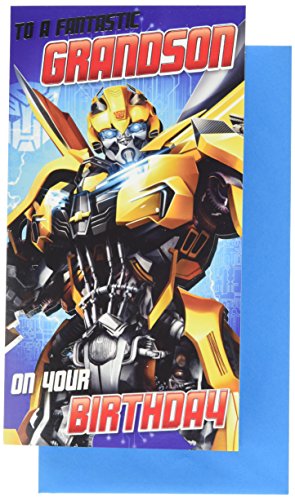 Transformers Collectibles biglietto auguri nipote compleanno con busta