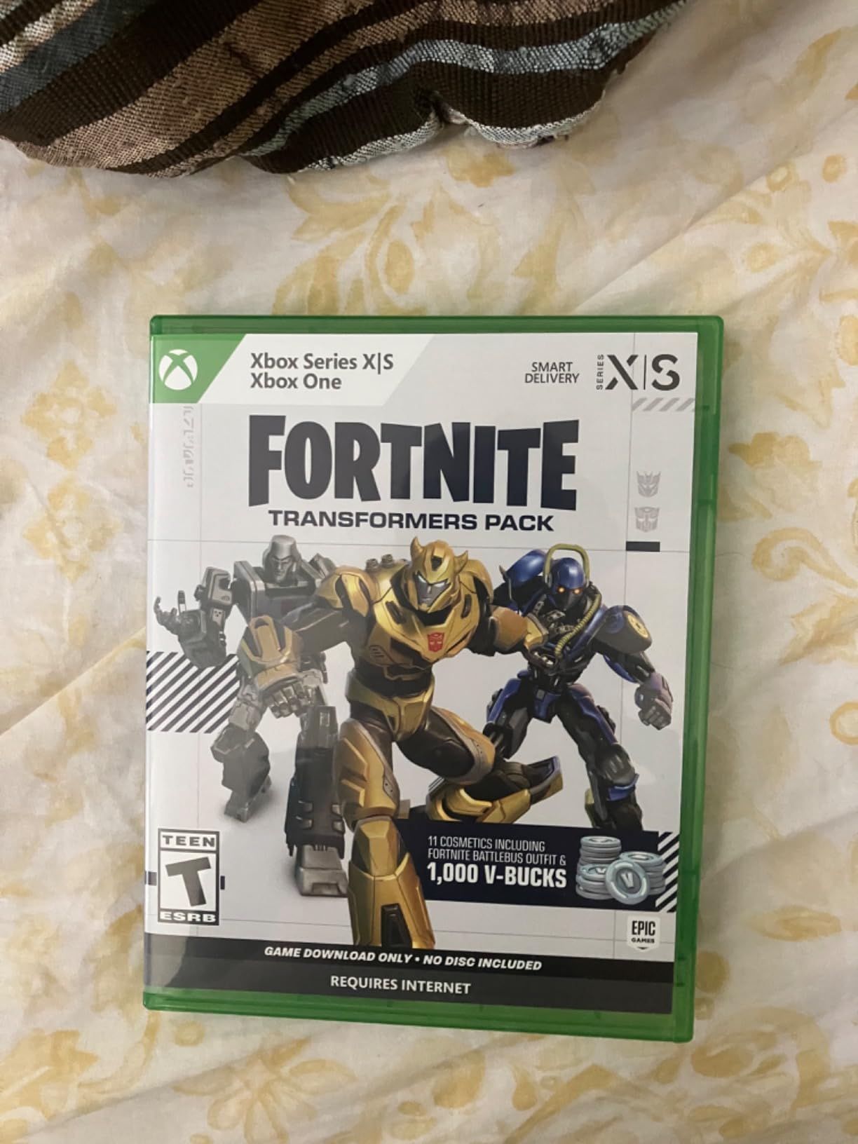 Fortnite Pack Transformers gioco codice Code-in-Box