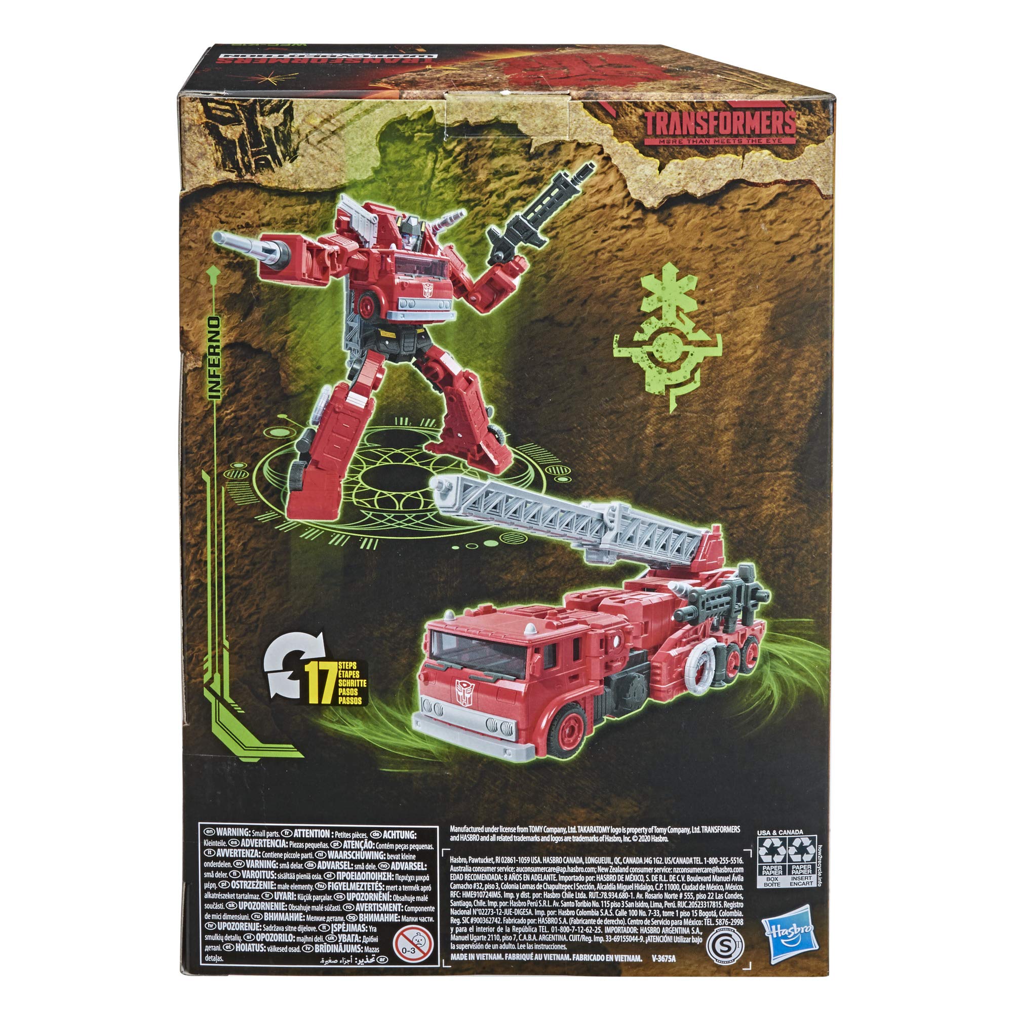 Transformers Kingdom WFC-K18 Inferno action figure 17,5 cm