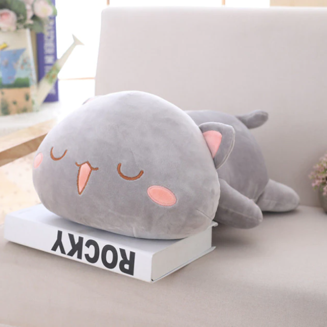 ToyalFriends Cats Gatto Peluche Morbido 35cm Bianco Occhi Aperti