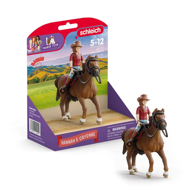 Schleich Horse Club Hannah Cayenne cavallerizza 42711