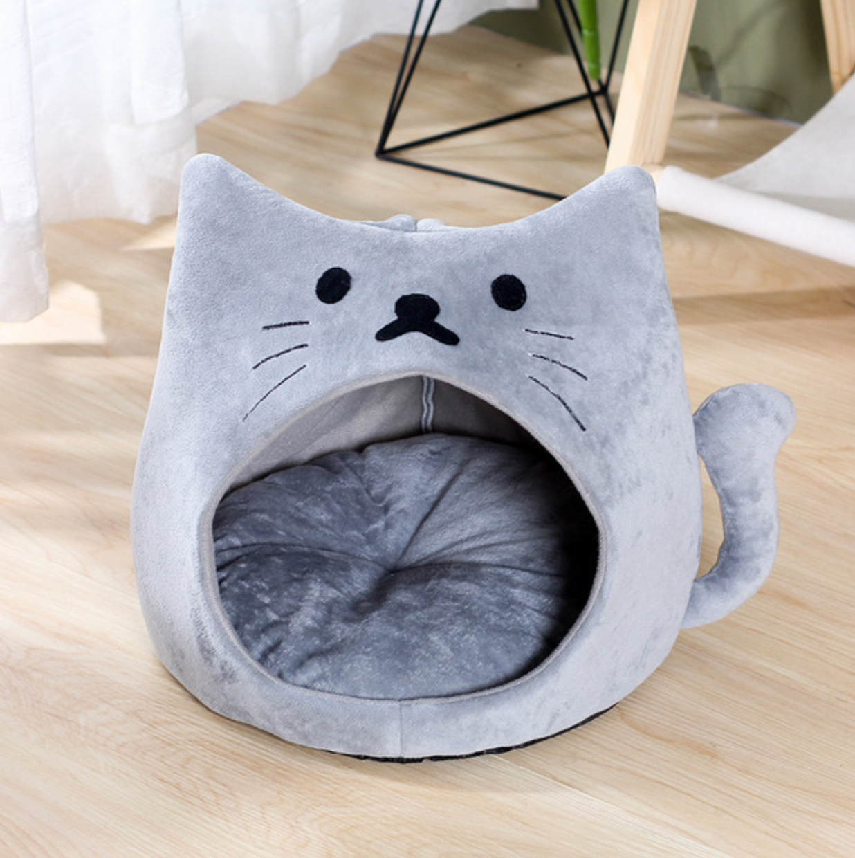 ToyalFriends Pet Beds M 32cm cuccia gatto chiusa grigia antiscivolo