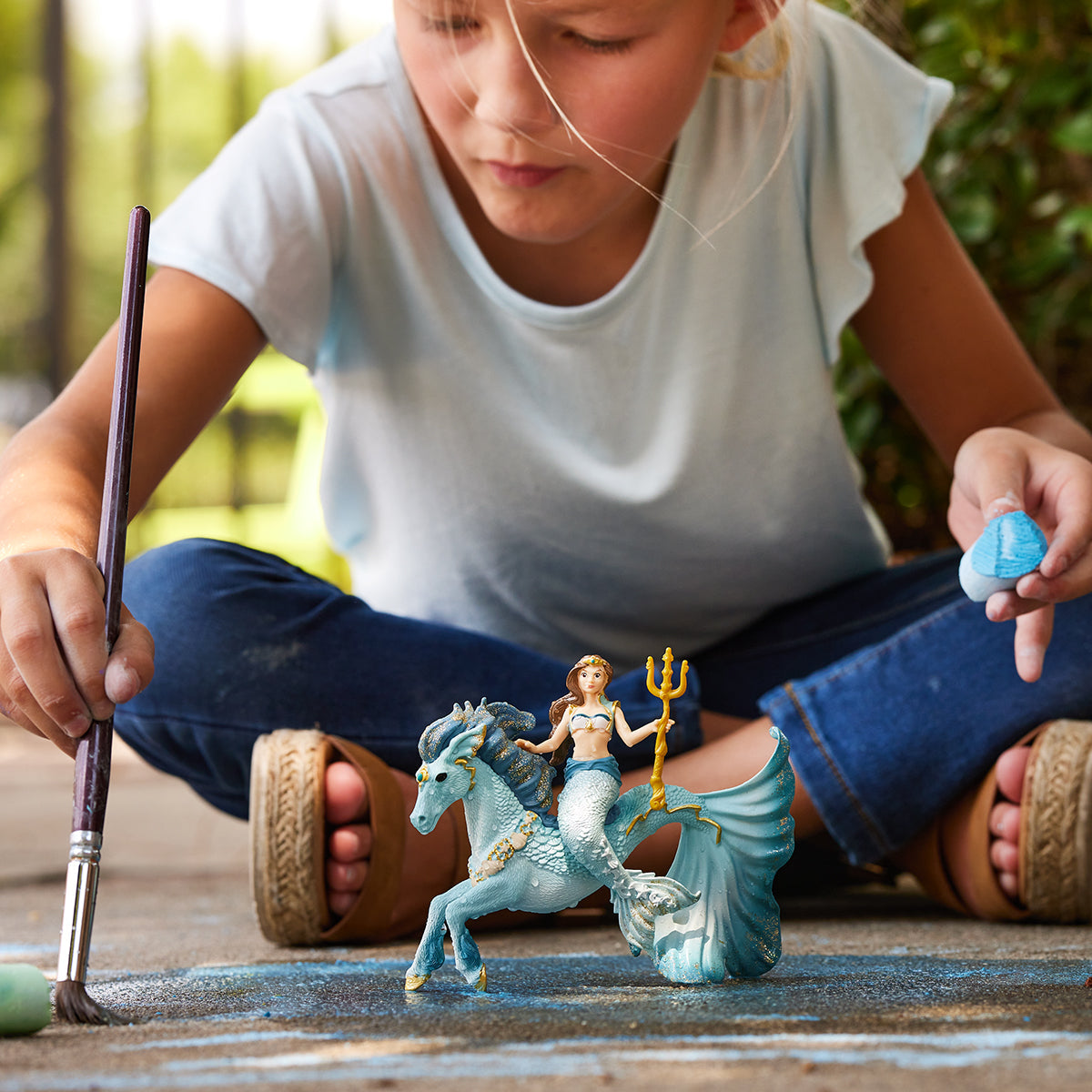 Schleich Bayala Sirena Eyela su Cavallo di Mare 70594