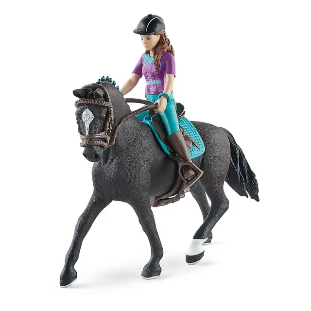 Schleich Horse Club 42541 Lisa Storm cavallo con fantina