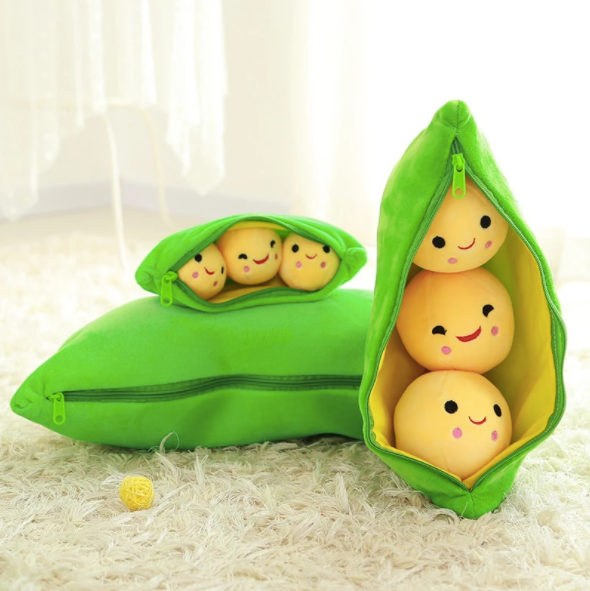 ToyalFriends Piselli nel Baccello peluche verde 38cm